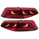 Πισινά Φανάρια Set Για VW Passat B8 3G (2015-2019) Limousine Sequential Dynamic Φλας B8.5 Design Red/Crystal