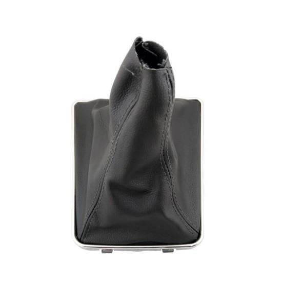 Φυσούνα Λεβιέ Ταχυτήτων Μαρκέ Για Opel Astra H 04-09 Μαύρη Με Πλαίσιο Χρωμίου GK0916