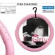 Κάλυμμα Tιμονιού \'\'Pink Diamonds\'\' Ροζ Με Στρας Medium 37-39cm