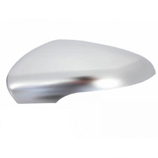 Καπάκια Καθρεφτών Για VW Golf VI (6) 08-12, Touran 10-15 Brushed Aluminium Πάνω-Κάτω Σετ 4 Τεμάχια