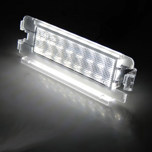 Led Φαναράκια Πινακίδας Για Dacia Logan 04+ , Sandero 08+, Renault Symbol 12+ Ζευγάρι 2 Τεμάχια