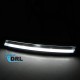 Μπροστινά Φλας Για Vw New Beetle 06-11 Με Dynamic Led Φλας & Tube DRL Φιμέ 2 Τεμάχια Vinstar