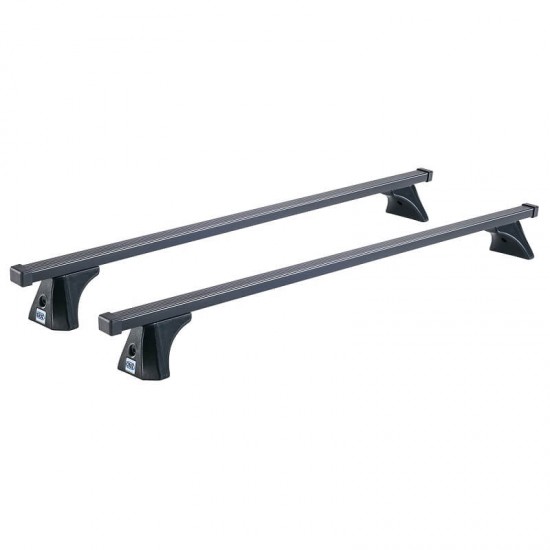 Μπάρες Οροφής Σιδερένιες CRUZ 921-305 Oplus ST-110cm Μαύρες 2 Τεμάχια