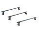 Μπάρες Οροφής Σιδερένιες CRUZ Cargo Spro-120cm 922-426 Σετ Με Πόδια Για Suzuki Grand Vitara 5D 05-15 3 Τεμάχια