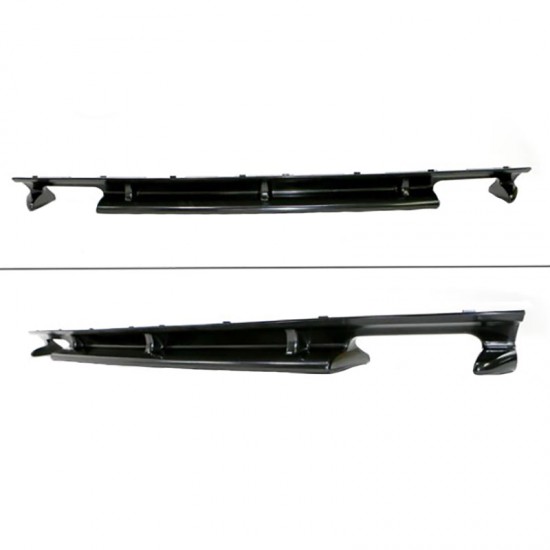 Diffuser Πίσω Προφυλακτήρα Για Bmw 3 E36 90-99 M3 (M3 προφυλακτήρα Μόνο) Με 2 Διπλές Εξατμίσεις Από Abs Πλαστικό 1 Τεμάχιο