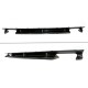 Diffuser Πίσω Προφυλακτήρα Για Bmw 3 E36 90-99 M3 (M3 προφυλακτήρα Μόνο) Με 2 Διπλές Εξατμίσεις Από Abs Πλαστικό 1 Τεμάχιο