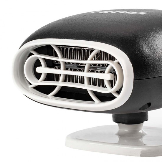 Αερόθερμο Αναπτήρα Αυτοκινήτου 12 Volt 150 Watt 13 Amper Μαύρο / Άσπρο Χρώμα Amio 02900 , CH-09