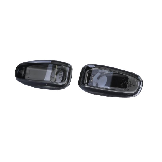 Πλαϊνά Φλας Φτερού Για Mercedes-Benz C W202 96-01 / CLK W208 97-02 / E W124 93-95 / W210 95-03 / SLK R170 96-04 / Vito W638 96-03 / Sprinter W901-W905 95-06 /  VW LT 98-06 Διαφανές Φιμέ 2 Τεμάχια