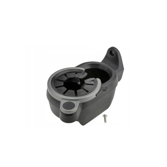 Ποτηροθήκη Αυτοκινήτου Διπλή Για Smart Fortwo W451 07-14 Μαύρο/Γκρι PL0296