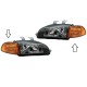 Μπροστινά Φλας Για Honda Civic 92-95 2/3D Πορτοκαλί 2 Τεμάχια Depo