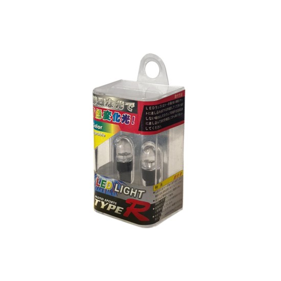 Λάμπες Led T10 12volt Με 7 Χρώματα Type-R TR-9601 2 Τεμάχια