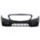 Body Kit Για Mercedes-Benz C-Class W205 14-20 Sedan Amg C63s Facelift Look Με Μάσκα & Μπούκες Black Edition