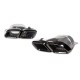 Μπούκες Εξάτμισης Για Mercedes-Benz C-Class W205 / E-Class W213 / S-Class W222 / GLE C292 / GLE W166 / GLC W253 Amg Look Black Edition 2 Τεμάχια
