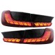 Πισινά Φανάρια Set Για Bmw 3 G20 G28 M3 G80 18-22 Sedan Dynamic Signal Red/Smokel Vland