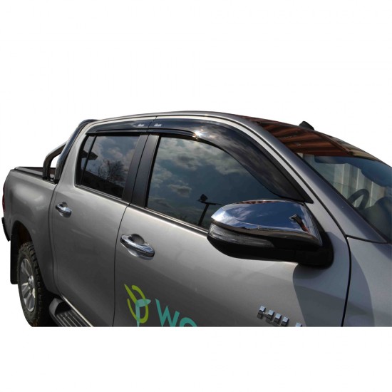 ΑΝΕΜΟΘΡΑΥΣΤΕΣ ΠΑΡΑΘΥΡΩΝ ANEM 500 TOYOTA HILUX REVO 2016+& HILUX 2021+ Double-Cab