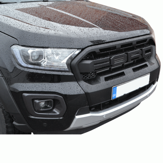 ΕΜΠΡΟΣΘΙΑ ΜΑΣΚΑ, ΜΕΓΑΛΗ, RAPTOR STYLE GRILLE 808 FORD RANGER T8 WILDTRACK 2020+