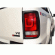 ΟΠΙΣΘΙΕΣ ΓΡΙΛΙΕΣ ΦΑΝΑΡΙΩΝ ΣΕ ΜΑΤ ΜΑΥΡΟ GR104 BL VW AMAROK 2010+&2017+