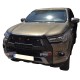 ΕΜΠΡΟΣΘΙΑ ΜΑΣΚΑ, ΜΕΓΑΛΗ ΜΕ LED GRILLE 809LED TOYOTA HILUX INVINCIBLE 2021+