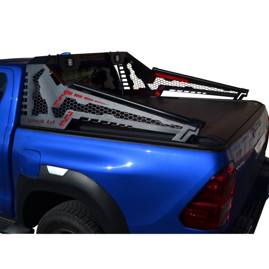 SMART ΡΟΛΟ ΑΛΟΥΜΙΝΙΟΥ ΗΛΕΚΤΡΙΚΟ ΜΕ FORMULA STYLE ROLL-BAR SMART 2-7000 E-ROLL+RB 450 TOYOTA HILUX REVO 2016+ & HILUX 2021+