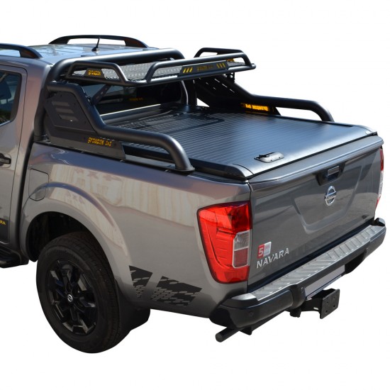 ΚΑΠΑΚΙ ΚΑΡΟΤΣΑΣ ΡΟΛΟ ΑΛΟΥΜΙΝΙΟΥ ΜΕ ROLL-BAR ΜΕ ΚΑΛΑΘΙ TEK 2 MAX 9080 ROLL+RB 424BL-BAS NISSAN NAVARA D23 NP300 2016+