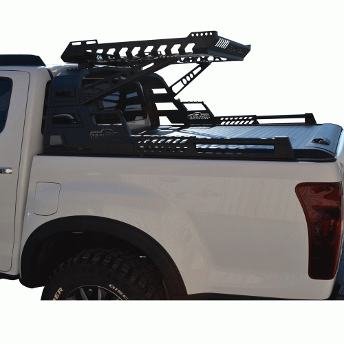 ΚΑΠΑΚΙ ΚΑΡΟΤΣΑΣ ΡΟΛΟ ΑΛΟΥΜΙΝΙΟΥ ΜΕ PREMIUM ROLL-BAR ΜΕ ΚΑΛΑΘΙ TEK 2 MAX 9080 ROLL+RB 430BAS ISUZU D-MAX 2012+ & 2016+