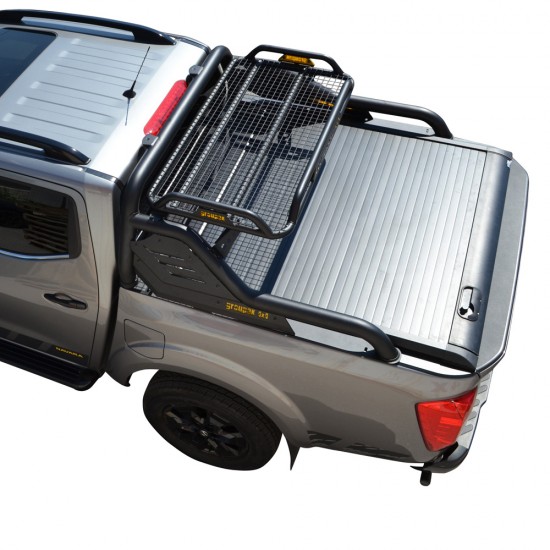 ΚΑΠΑΚΙ ΚΑΡΟΤΣΑΣ ΡΟΛΟ ΑΛΟΥΜΙΝΙΟΥ ΜΕ ROLL-BAR ΜΕ ΚΑΛΑΘΙ TEK 2 MAX 9080 ROLL+RB 424BL-BAS NISSAN NAVARA D23 NP300 2016+