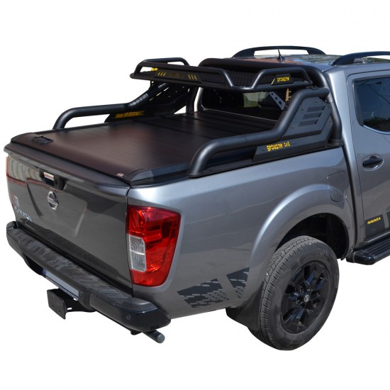 ΚΑΠΑΚΙ ΚΑΡΟΤΣΑΣ ΡΟΛΟ ΑΛΟΥΜΙΝΙΟΥ ΜΕ ROLL-BAR ΜΕ ΚΑΛΑΘΙ TEK 2 MAX 9080 ROLL+RB 424BL-BAS NISSAN NAVARA D23 NP300 2016+