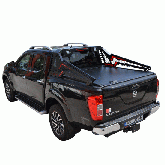 ΚΑΠΑΚΙ ΚΑΡΟΤΣΑΣ ΡΟΛΟ ΑΛΟΥΜΙΝΙΟΥ ΜΕ FORMULA STYLE ROLL-BAR TEK 2 MAX 9080 ROLL+RB 450 NISSAN NAVARA D23 NP300 2016+