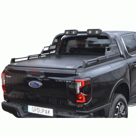 SMART ΡΟΛΟ ΑΛΟΥΜΙΝΙΟΥ ΗΛΕΚΤΡΙΚΟ ΜΕ PREMIUM LED ROLL-BAR SMART 2-7000 E-ROLL+RB 430LED FORD RANGER 2023+ XL/XLT/LIMITED