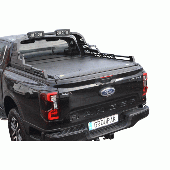 SMART ΡΟΛΟ ΑΛΟΥΜΙΝΙΟΥ ΗΛΕΚΤΡΙΚΟ ΜΕ PREMIUM LED ROLL-BAR SMART 2-7000 E-ROLL+RB 430LED FORD RANGER 2023+ XL/XLT/LIMITED