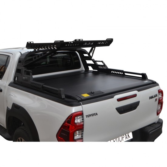 ΚΑΠΑΚΙ ΚΑΡΟΤΣΑΣ ΡΟΛΟ ΑΛΟΥΜΙΝΙΟΥ ΜΕ PREMIUM ROLL-BAR ΜΕ ΚΑΛΑΘΙ TEK 2 MAX 9080 ROLL+RB 430BAS TOYOTA HILUX GR SPORT 2023+