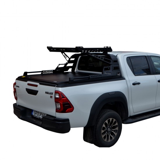 ΚΑΠΑΚΙ ΚΑΡΟΤΣΑΣ ΡΟΛΟ ΑΛΟΥΜΙΝΙΟΥ ΜΕ PREMIUM ROLL-BAR ΜΕ ΚΑΛΑΘΙ TEK 2 MAX 9080 ROLL+RB 430BAS TOYOTA HILUX GR SPORT 2023+
