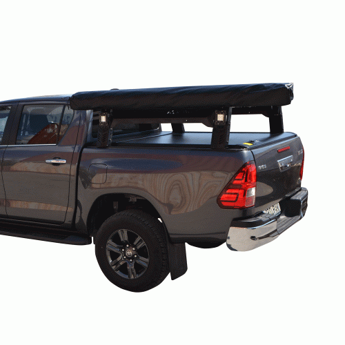 ROLL-BAR ΣΚΗΝΗΣ ΚΑΙ ΠΟΛΛΑΠΛΩΝ ΕΦΑΡΜΟΓΩΝ ΜΕ ΠΛΑΪΝΗ ΤΕΝΤΑ ΣΚΙΑΣΗΣ 270 ΜΟΙΡΕΣ RB 418 TENT+WA03-270-FAST TOYOTA HILUX VIGO 2005+&2011+
