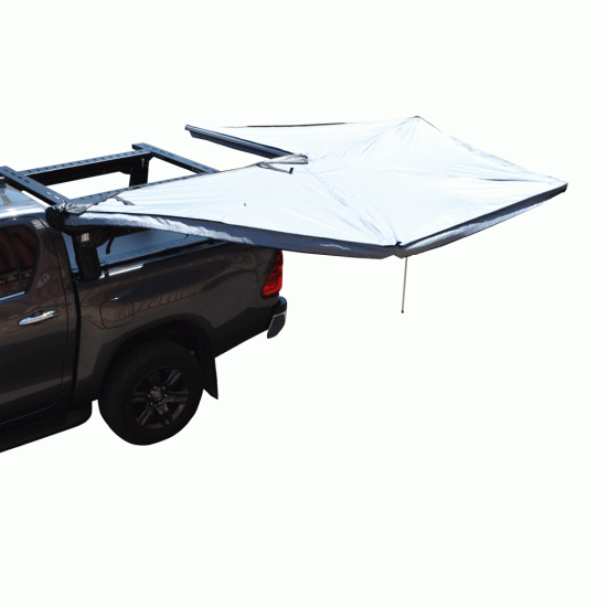 ΚΑΠΑΚΙ ΚΑΡΟΤΣΑΣ ΡΟΛΟ ΑΛΟΥΜΙΝΙΟΥ ΜΕ ROLL-BAR ΣΚΗΝΗΣ ΚΑΙ ΠΟΛΛΑΠΛΩΝ ΕΦΑΡΜΟΓΩΝ ΚΑΙ ΠΛΑΪΝΗ ΤΕΝΤΑ ΣΚΙΑΣΗΣ 270 ΜΟΙΡΕΣ TEK 2 MAX 9080 ROLL+RB 418 TENT+WA03-270-FAST TOYOTA HILUX REVO 2016+ & HILUX 2021+