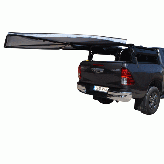 ROLL-BAR ΣΚΗΝΗΣ ΚΑΙ ΠΟΛΛΑΠΛΩΝ ΕΦΑΡΜΟΓΩΝ ΜΕ ΠΛΑΪΝΗ ΤΕΝΤΑ ΣΚΙΑΣΗΣ 270 ΜΟΙΡΕΣ RB 418 TENT+WA03-270-FAST MITSUBISHI L200 TRITON 2019+
