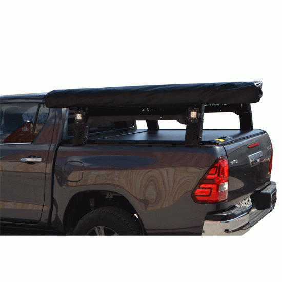 ROLL-BAR ΣΚΗΝΗΣ ΚΑΙ ΠΟΛΛΑΠΛΩΝ ΕΦΑΡΜΟΓΩΝ ΜΕ ΠΛΑΪΝΗ ΤΕΝΤΑ ΣΚΙΑΣΗΣ 270 ΜΟΙΡΕΣ RB 418 TENT+WA03-270-FAST FIAT FULLBACK 2016+