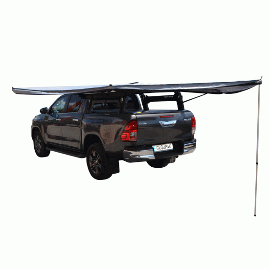 ROLL-BAR ΣΚΗΝΗΣ ΚΑΙ ΠΟΛΛΑΠΛΩΝ ΕΦΑΡΜΟΓΩΝ ΜΕ ΠΛΑΪΝΗ ΤΕΝΤΑ ΣΚΙΑΣΗΣ 270 ΜΟΙΡΕΣ RB 418 TENT+WA03-270-FAST FIAT FULLBACK 2016+