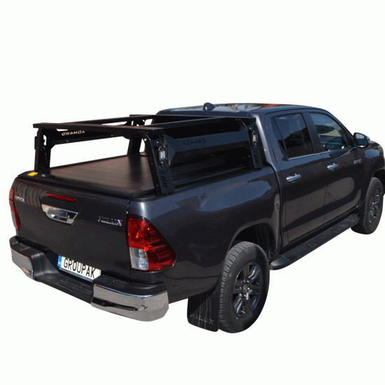 ΚΑΠΑΚΙ ΚΑΡΟΤΣΑΣ ΡΟΛΟ ΑΛΟΥΜΙΝΙΟΥ ΜΕ ROLL-BAR ΣΚΗΝΗΣ ΚΑΙ ΠΟΛΛΑΠΛΩΝ ΕΦΑΡΜΟΓΩΝ TEK 2 MAX 9080 ROLL+RB 418 TOYOTA HILUX REVO 2016+ & HILUX 2021+