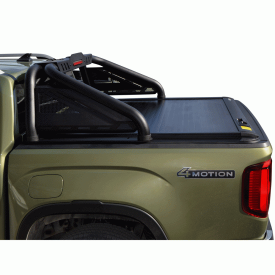 ΚΑΠΑΚΙ ΚΑΡΟΤΣΑΣ ΡΟΛΟ ΑΛΟΥΜΙΝΙΟΥ ΜΕ LED ROLL-BAR ΔΥΟ ΣΚΕΛΩΝ TEK 2 MAX 9080 ROLL+RB 428BL-LED VW AMAROK LIFE/STYLE 2023+