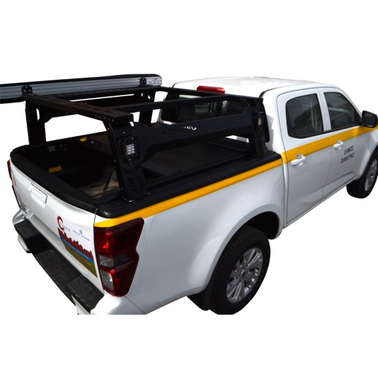 ΚΑΠΑΚΙ ΚΑΡΟΤΣΑΣ ΡΟΛΟ ΑΛΟΥΜΙΝΙΟΥ ΜΕ ROLL-BAR ΣΚΗΝΗΣ ΚΑΙ ΠΟΛΛΑΠΛΩΝ ΕΦΑΡΜΟΓΩΝ TEK 2 MAX 9080 ROLL+RB 418 ISUZU D-MAX 2021+