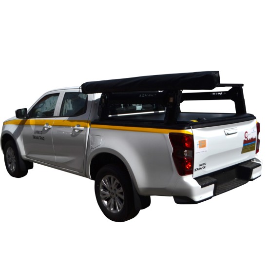 ROLL-BAR ΣΚΗΝΗΣ ΚΑΙ ΠΟΛΛΑΠΛΩΝ ΕΦΑΡΜΟΓΩΝ ΜΕ ΠΛΑΪΝΗ ΤΕΝΤΑ ΣΚΙΑΣΗΣ 270 ΜΟΙΡΕΣ RB 418 TENT+WA03-270-FAST ISUZU D-MAX 2012+&2016+