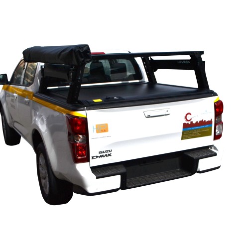 ROLL-BAR ΣΚΗΝΗΣ ΚΑΙ ΠΟΛΛΑΠΛΩΝ ΕΦΑΡΜΟΓΩΝ ΜΕ ΠΛΑΪΝΗ ΤΕΝΤΑ ΣΚΙΑΣΗΣ 270 ΜΟΙΡΕΣ RB 418 TENT+WA03-270-FAST ISUZU D-MAX 2021+