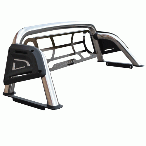 ROLL-BAR ME ΑΨΙΔΑ RB 4051-INOX FORD RANGER T6 2012+, T7 2017+ & T8 2020+