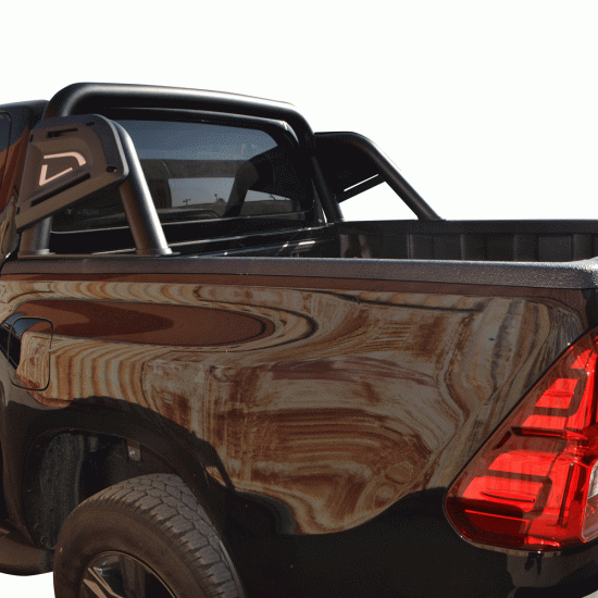 ROLL-BAR BLACK-INOX RB 4050BL-INOX TOYOTA HILUX REVO 2016+&HILUX 2021+
