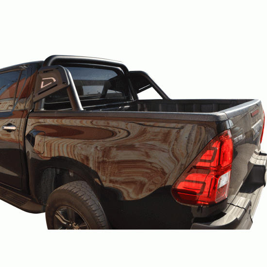 ROLL-BAR BLACK-INOX RB 4050BL-INOX TOYOTA HILUX REVO 2016+&HILUX 2021+