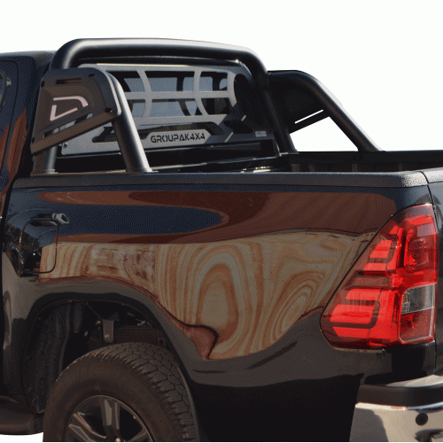 ROLL-BAR BLACK-INOX ME ΑΨΙΔΑ RB 4051BL-INOX TOYOTA HILUX REVO 2016+&HILUX 2021+